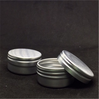 10pcs 10g Round Aluminum Cosmetics Cream Empty Lip Balm Lip scrub Container Jars Tin