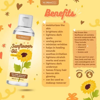 My Dream Skin Sunflower Oil