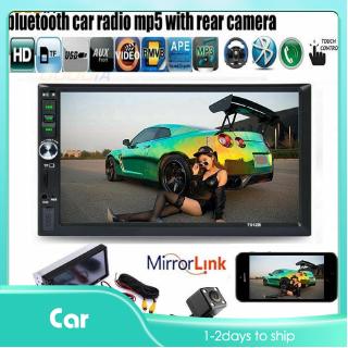 ღ[ IN STOCK] ღ Bluetooth Car Radio Stereo 7 Inch Double 2DIN FM USB/MP5 Player Touch Screen