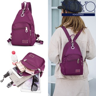 Waterproof Oxford Women's Bag Fashion Chest Bag Multifunctional Outdoor Travel Backpack