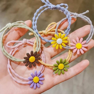 Lovely Daisy rubber hairband horsetail rubber band