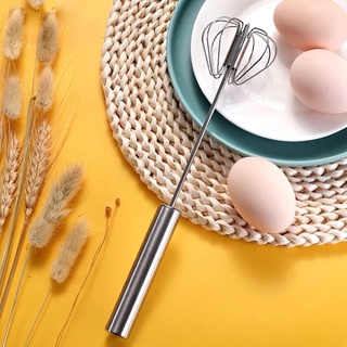 Semi Automatic Egg Beater Manual Hand Mixer Stainless Steel Whisk Mixer Egg Beater Cream Frother