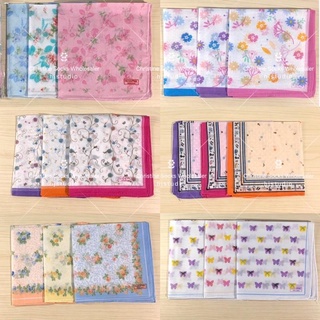Handkerchiefs❃12Pcs Flower Design handkerchief for Women/Bulaklak Panyo 40x40cm