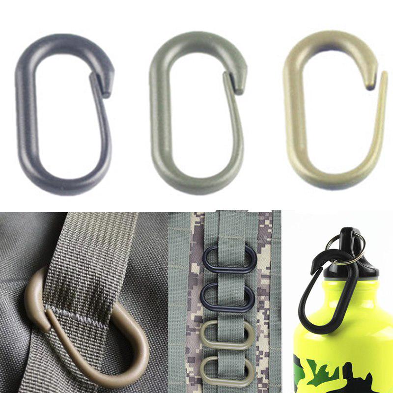 5pcs webbing Tactical molle attach Backpack Quickdraw Carabiner Clip Clasp Hook Hang Snap Buckle web webdom Camp Hike Outdoor travel