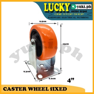 ▧Caster Wheel Fixed / Caster Wheel Swivel (With Lock & Without Lock) Orange Sold per Piece
