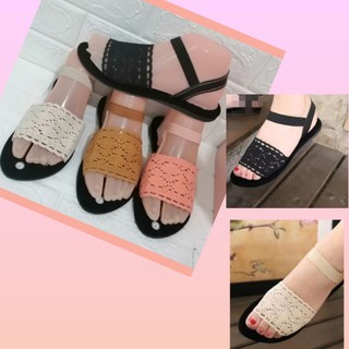 Marikina Gartired Lace Gamosa Insole Flat Sandals