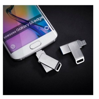 USB 2.0 Flash Drives 1TB Metal Rotary OTG Flash Disk Waterproof Mobile Phone Flash Drive U Disk
