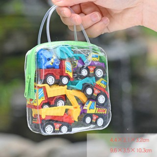 BBWORLD 6pcs/set Kids Mini Pull Back Car toys gifts creative cute Classic Truck Vehicle (5)