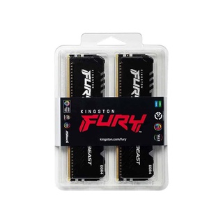KINGSTON FURY BEAST RGB 16GB 2X8GB DDR4 3200MHZ CL16 (KF432C16BBAK2/16) (1)