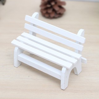 Home Decor Furnishing Articles Mini Bench Wooden Craft Ornaments Photo Props (9)