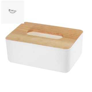 Wooden Tissue Box European Style Home Tissue Container Towel Napkin Tissue Holde
