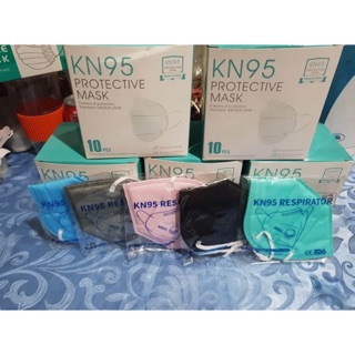COD KN95 Protective Mask (No Valve/Colored) (10pcs/Box)1color/10pcs/box