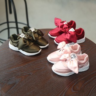 BBWORLD Baby Anti-Slip Shoes Big Bow Soft Soled Princess Shoes Girl Dance Shoes (1)