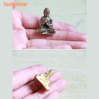(Fuelthefirer) Pure brass miniature shakyamuni Buddha decoration home decor miniature figurine