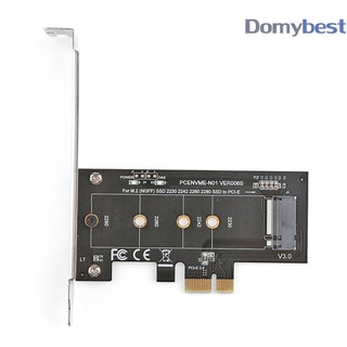 dm PCI-E 3.0 x4 to M.2 NGFF M Key Slot Converter Adapter and Low profile brack