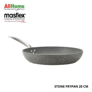 MASFLEX Forged Stone Series 3 Layer Non-Stick Coating Induction Frypan 20cm with cool touch