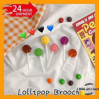 <24h delivery> W&G Korean Ins Cute Imitation Lollipop Brooch