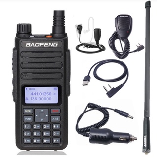 2021 Baofeng DM-1801 Tier 1+2 Dual Time Slot radio walkie talkie Dual band 136-174 &amp; 400-470MHz