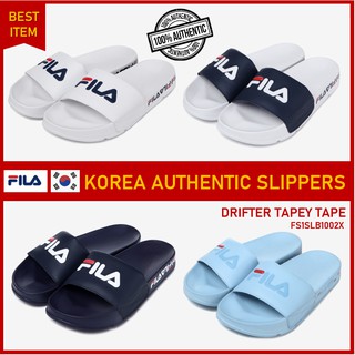 [FILA] ⭐️LOWEST PRICE ⭐️ FILA DRIFTER TAPEY TAPE SLIPPER_100% SHIPPING FROM KOREA RmHP