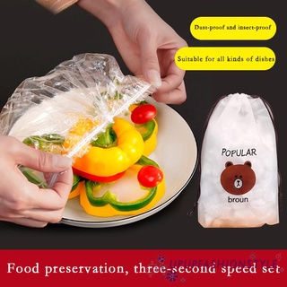 Up[]-Freshness Protection Package, Transparent Storage Bag Food Wrapper Food Cover for Home