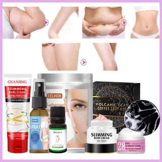 Slimming Body Cream Whitening Body Soap Fast Beauty Lose Weight Oil Fat Burning Spray V-shaped Tape