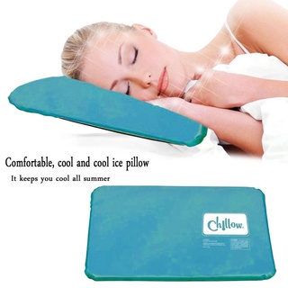 ♕✒☾【pro】 Summer Cool Help Sleeping Aid Pad Mat Muscle Relief Cooling Gel Pillow Ice Pad