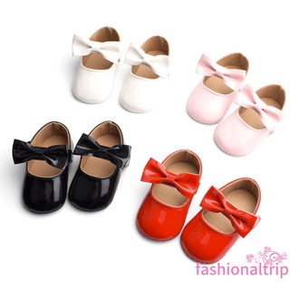 CZ Baby Girls Cute Moccasinss, Soft Sole Bowknot Flats Shoes, First Walkers Non-slip Princess Shoes