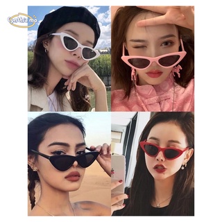 Shades Sunglasses for Women Eyeglasses Fashion Eyewear with Retro Style Hip-hop Small Cat Eye CM (3)