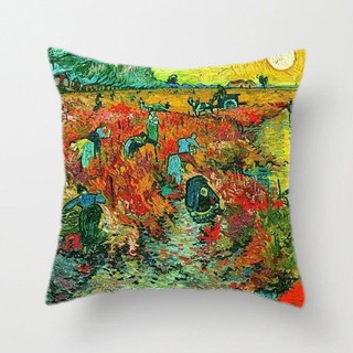 Van Gogh's Oil Painting Cushion Cover Sofa Home Decorative Pillow Covers (7)