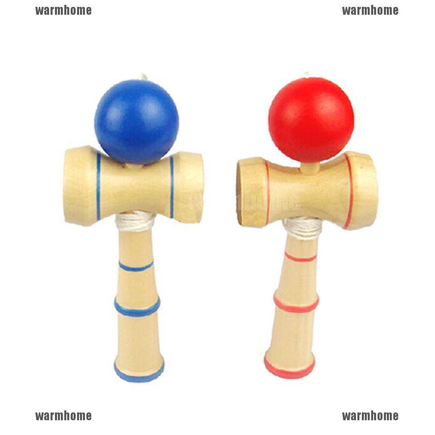 WHPH Kid Kendama Ball Japanese Traditional Wood Game Skill Educational Toy