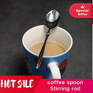 Coffee Spoon 304 Stainless Steel Spoon Retro Long Handle Stirring Spoon Cutlery