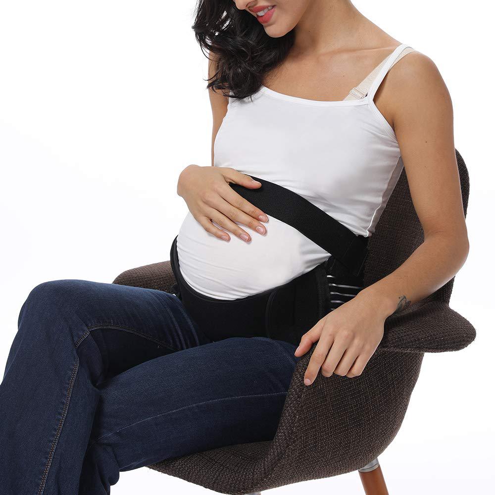 BuntisBasics 3-in-1 Maternity Belt for Back Pain | Plus Size Pregnancy Belt (5)