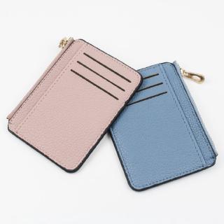 【MSG】New | Fashion Creative Zipper Card Bag Litchi Ultra-thin Simple Multi-card Coin Purse Short Clip Small Wallet (5)