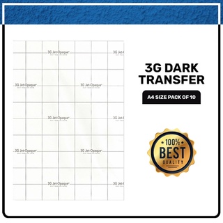 3G Dark Transfer Paper A4 Pack of 10