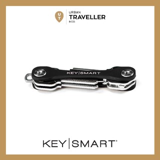 KeySmart Flex - Compact Key Holder and Keychain Organizer (up to 8 Keys, Black)