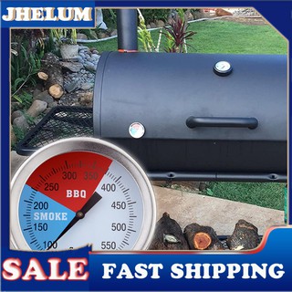 Stainless Steel Fahrenheit Thermometer Barbecue Heat Indicator Temperature Gauge