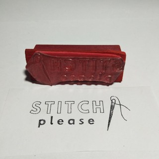 customized rubber stamp wood handle rectangle
