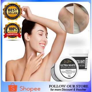 Dr.Skin Ultra White Underarm Intense Whitening Cream - elbows, knees, neck and groin with FREE GIFT