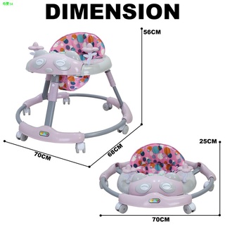 ☜♀BBA Baby Walker 819 with Musical Sound Premium Quality Portable