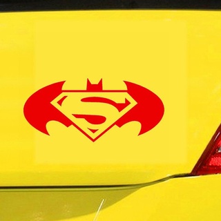 Superman Bat Logo Fitted Reflective Car Sticker Fuel Tank Cap Sticker Car Door Decoration Personalized Sticker Scratch