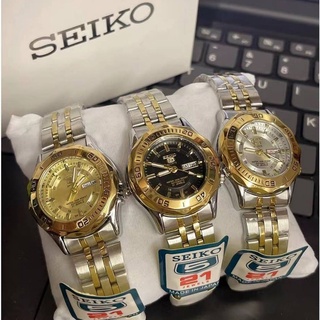 Seiko 5 21 Jewels Automatic Day&Date Watches (Freebox) laIb