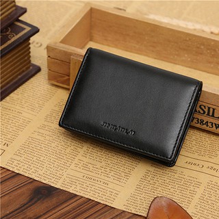 Men Faux Leather Wallet Bifold ID Credit Card Holder Mini Purse Money Clip Slot (1)