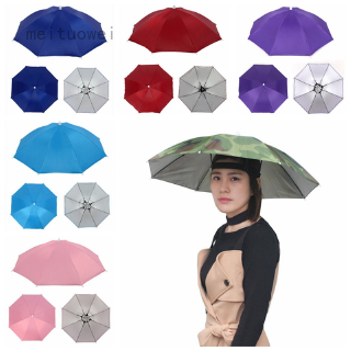 Sun Umbrella Hat Outdoor Hot Foldable Golf Fishing Camping Headwear Head Cap US
