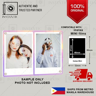INSTAXTIC Iridescent Instax Mini Photo Magnetic Frame (1pc)