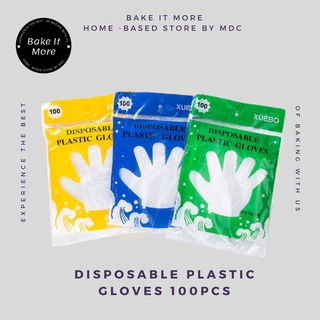 Disposable Plastic Gloves 100pcs