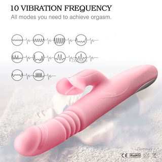 ✸❅✳Confidential delivery Vibrator Fully Automatic Retractable G-Spot Clitoris Tongue Licking Female