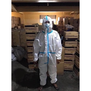 MEDICAL GRADE VACUUM SEALED PPE HAZMAT COVERALL BUNNY SUIT PPE