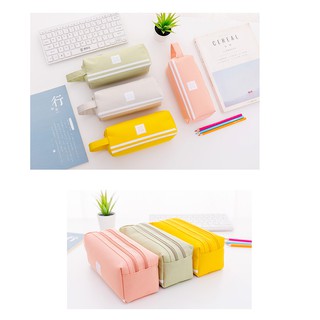 Fashion Student Creative Large Capacity Double Pencil Case Penceil Bag School Day (8)