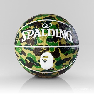 [New Arrivel] 20/21 BAPE x Spalding Joint Limited Edition Size 7 Basketball Ball Indoor Outdoor Wear
