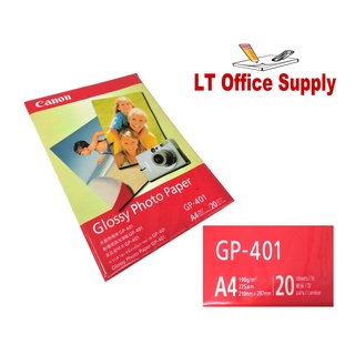 20 Sheets Canon Glossy Photo Paper A4 Size 210gsm